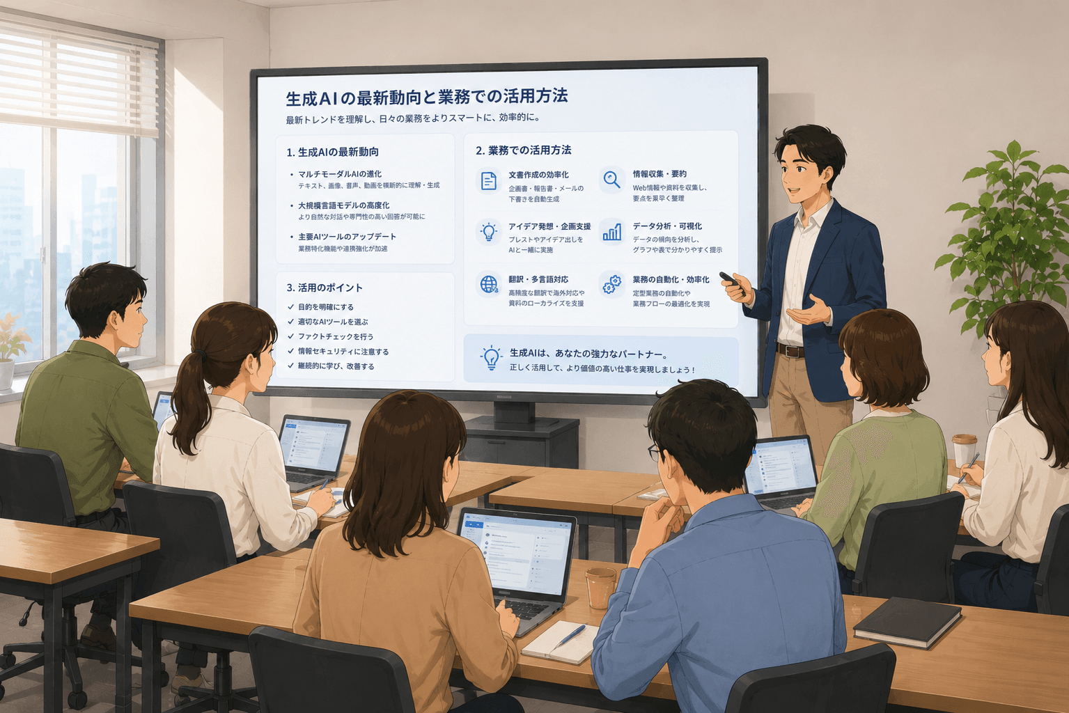 企業・事業者向け
生成AI活用セミナー